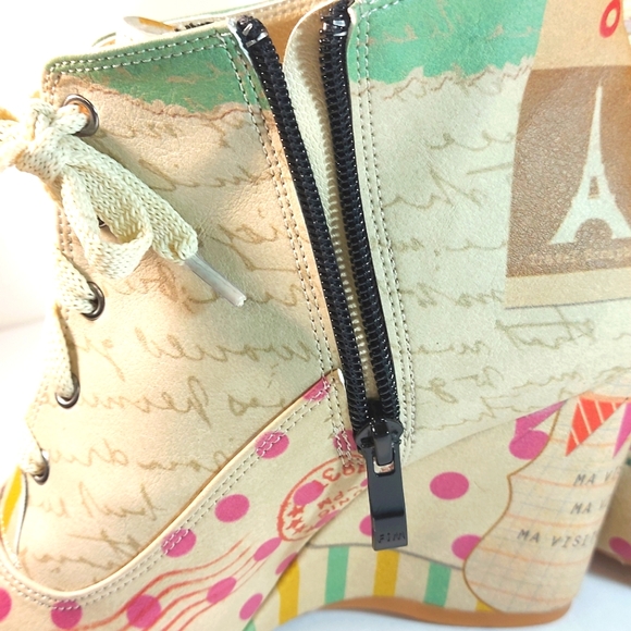 Steam Punk Paris Ankle Boots, Size EU38 - Picture 15 of 16